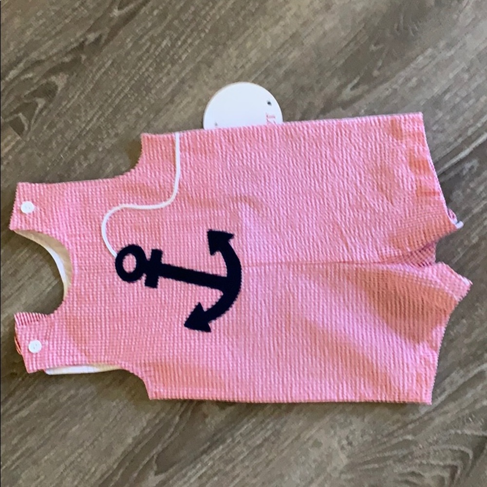 Boys anchor romper
